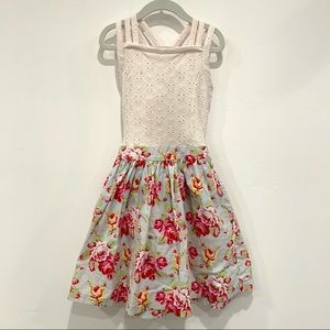 fiveloaves twofish 7 Floral Eyelet Tank Dress
